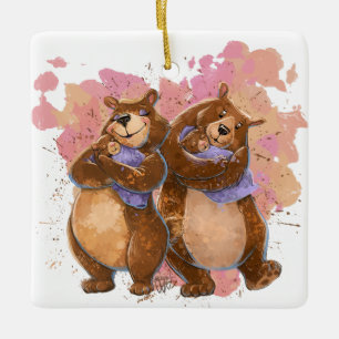 Grand Mamma och Pappa Bear Ornament