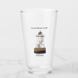Grand Marais Light MN glas