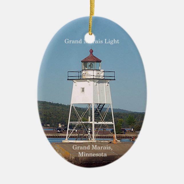 Grand Marais Light oval ornament (Framsidan)