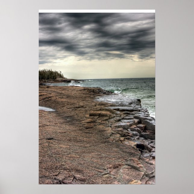 Grand Marais Shoreline Poster (Framsidan)