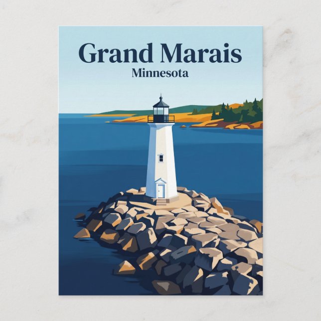 Grand Marais USA Vykort (Framsida)