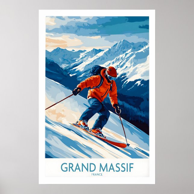 Grand Massif Poster France 1 (Framsidan)