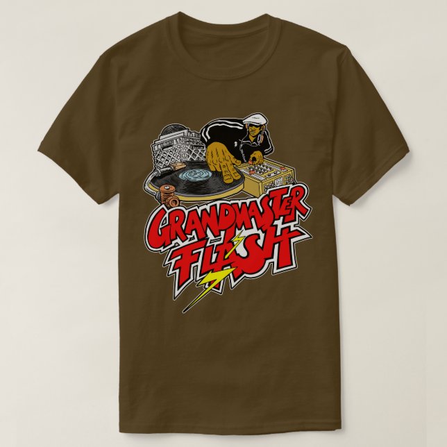 Grand Master Flash T Shirt (Design framsida)