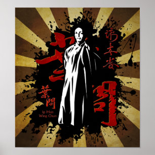 Grand Master Ip Man - Vinge Chun Kung fu Poster