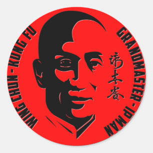 Grand Master - Ip Man ("Vinge Chun - Kung fu") Runt Klistermärke