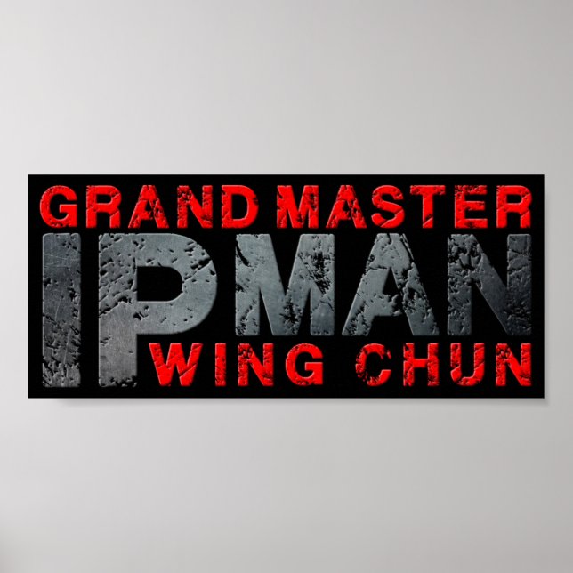 Grand Master "Ip Man" Vinge Chun Poster (Framsidan)
