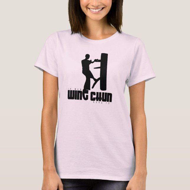 Grand Master - Ip Man "Vinge Chun" Wooden Dummy Tee (Framsida)