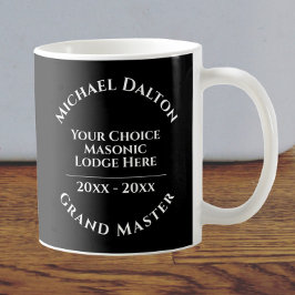 Grand Master Masonic Kaffemugg