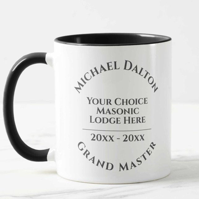 Grand Master Masonic Mugg (Skapare uppladdad)