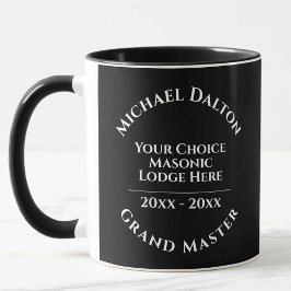 Grand Master Masonic Mugg