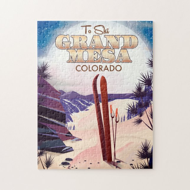 grand mesa, Colorado skidposter. Pussel (Vertikal)