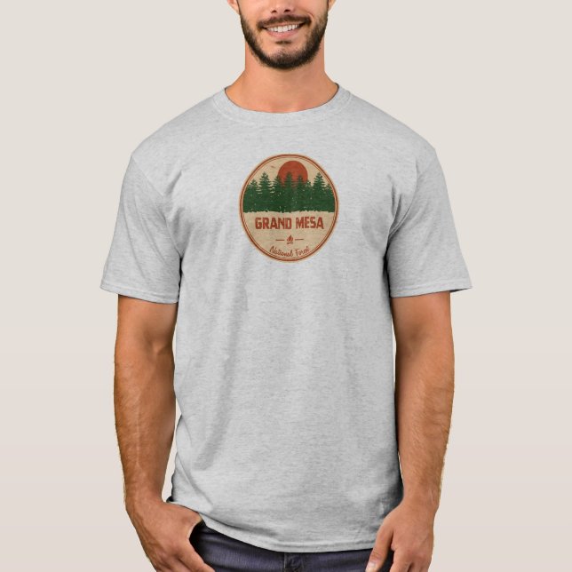 Grand Mesa National Forest T Shirt (Framsida)