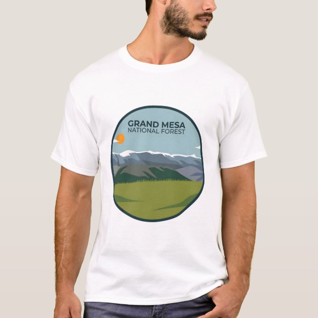 Grand Mesa National Forest T Shirt (Framsida)
