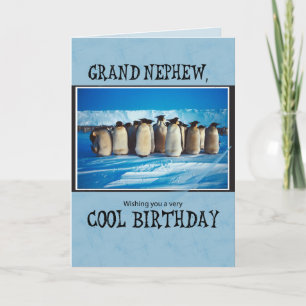 Grand Nephew Birthday, Penguins Kort