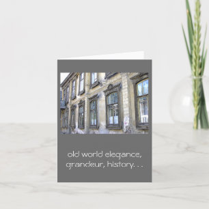 GRAND OLD RYSKA BYGGNAD/HUMOROUS BIRTHDAY-KORT KORT
