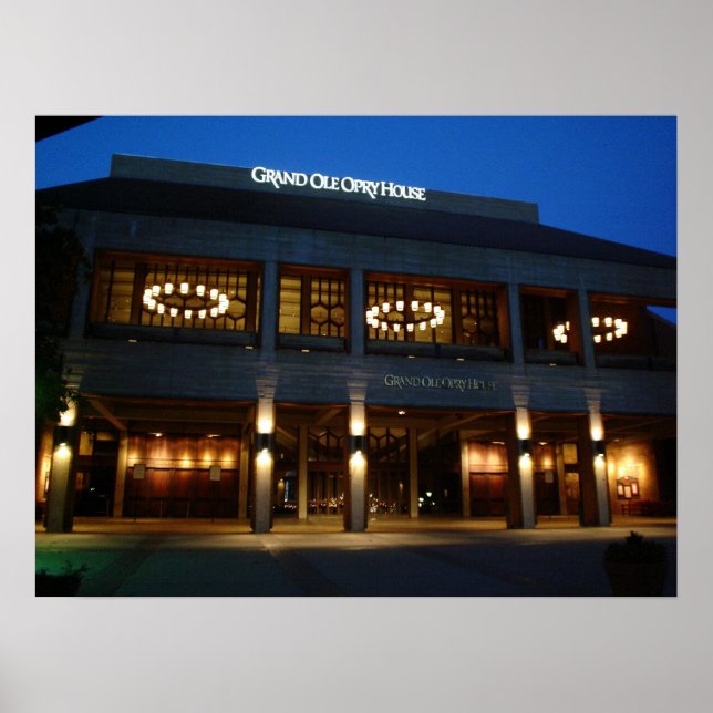 Grand Ole Opry - Nashville, Tennessee Poster (Framsidan)