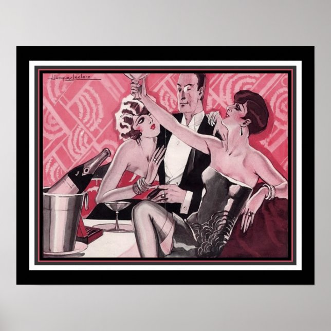 "Grand Palace at Montmarte" 1926 Art Deco Poster (Framsidan)