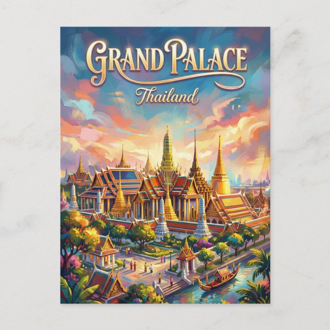 Grand Palace Thailand Vykort (Framsida)