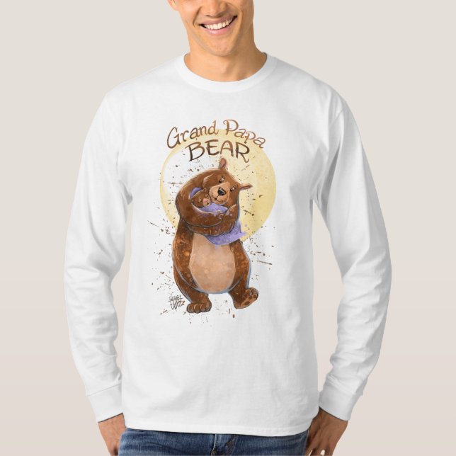 Grand Pappa Bear T Shirt (Framsida)