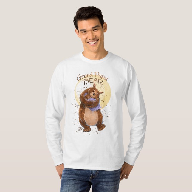 Grand Pappa Bear T-Shirt (Hel framsida)