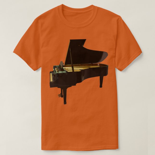 Grand Piano (2) T Shirt (Design framsida)