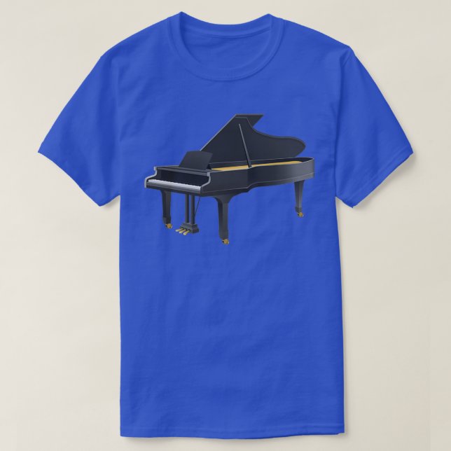 Grand Piano 4 T Shirt (Design framsida)