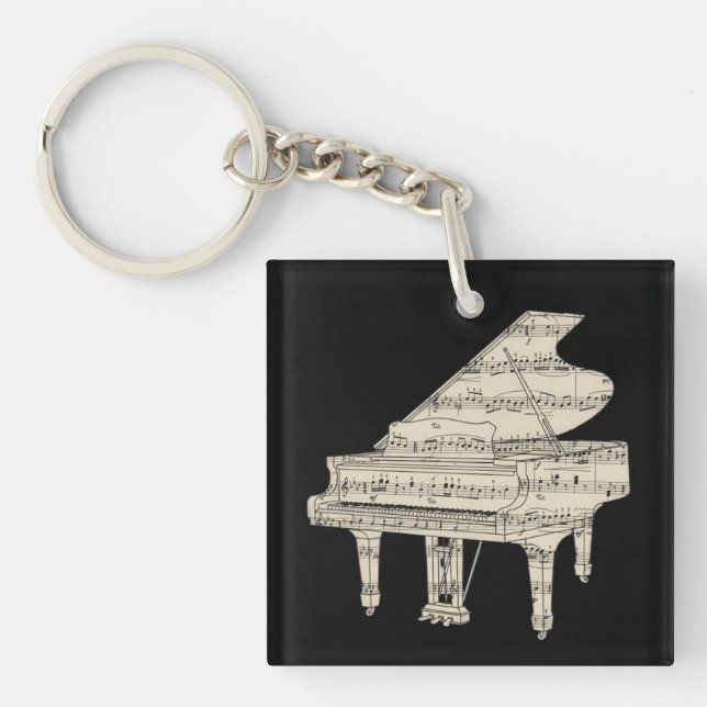 Grand Piano and Music Notes  (Framsidan)