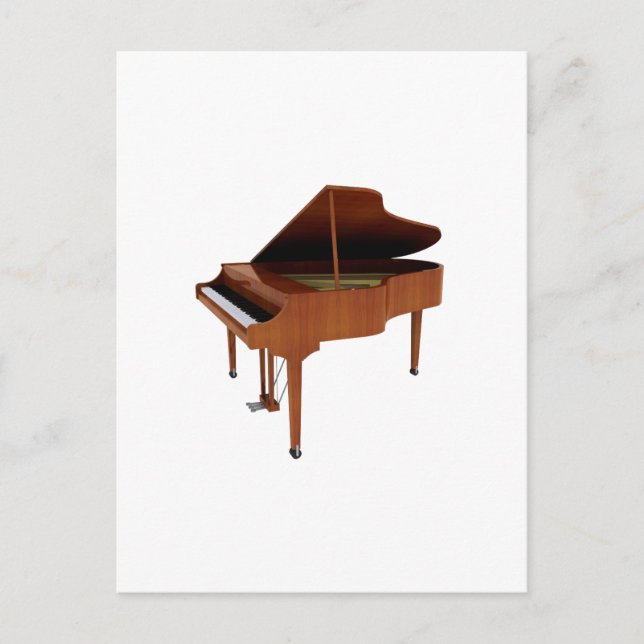 Grand Piano: Avslutar: 3D-modell: Vykort (Framsida)