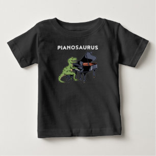 Grand Piano Gift Kids Pianist Dinosaur Music Piano T Shirt