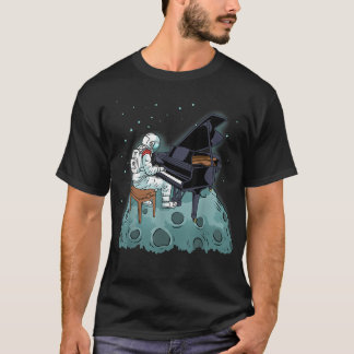 Grand Piano Kids Pianist Gift Astronaut Music Pian T Shirt