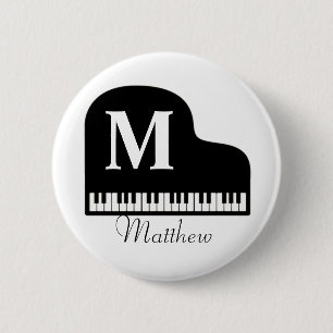 Grand Piano Monogram Pianist Personalize Knapp