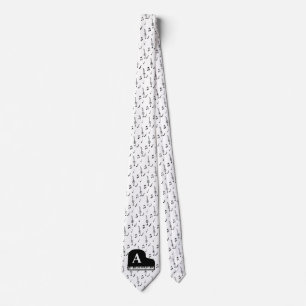 Grand Piano Musik noter Monogram Pianist Slips