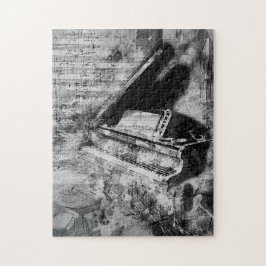 Grand Piano Musik noter Musician Pussel