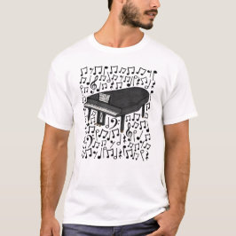Grand Piano Musik noter Pianist Musician T Shirt
