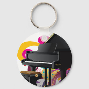 Grand Piano Nyckelring