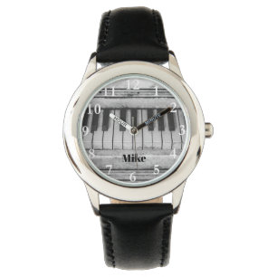 Grand Piano Nycklar Custom Name Watch Armbandsur