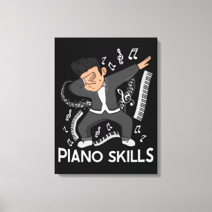 Grand Piano Player Kids Pianist Gift Music Piano Canvastryck