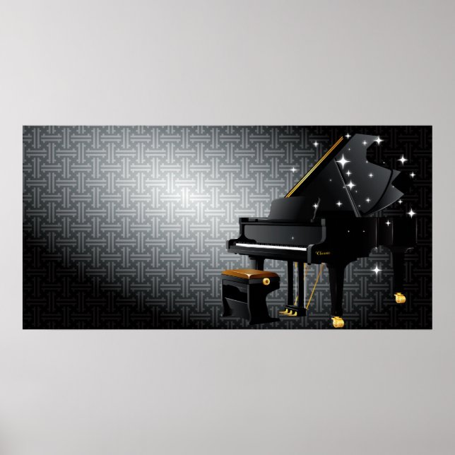 Grand Piano Poster (Framsidan)
