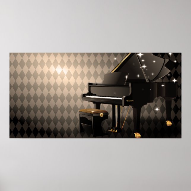 Grand Piano Poster (Framsidan)