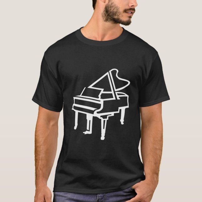 Grand Piano T Shirt (Framsida)