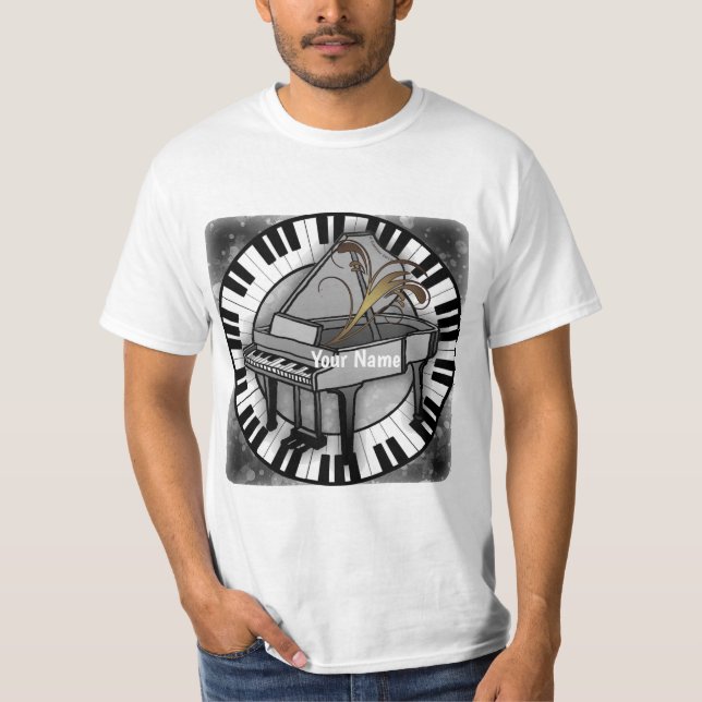 Grand piano t-shirt (Framsida)