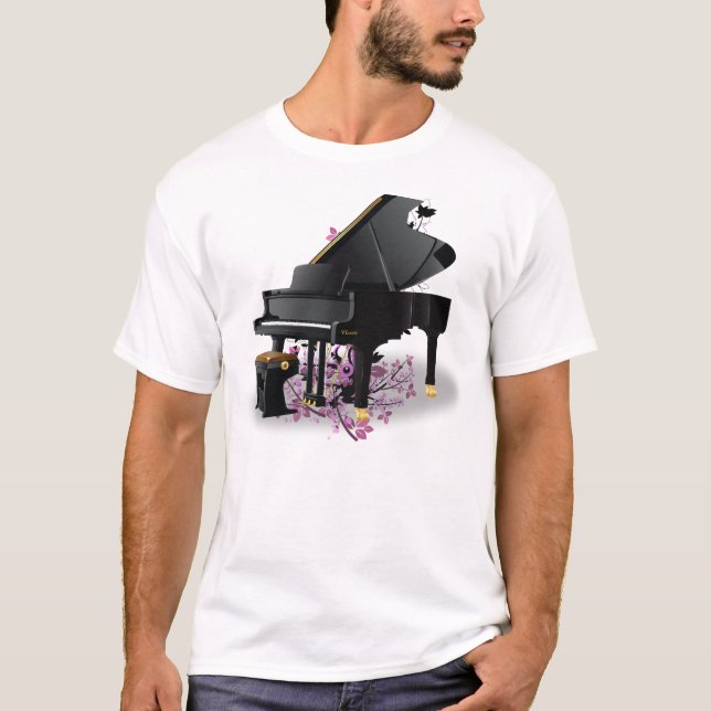 Grand Piano Tee Shirt (Framsida)