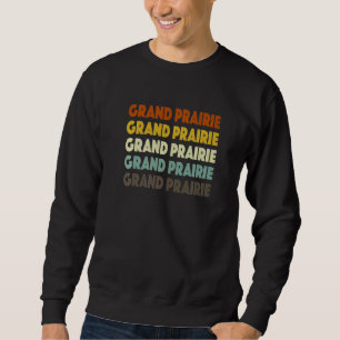 Grand Prairie Texas American Tx Usa Hometown Resid Lång Ärmad Tröja