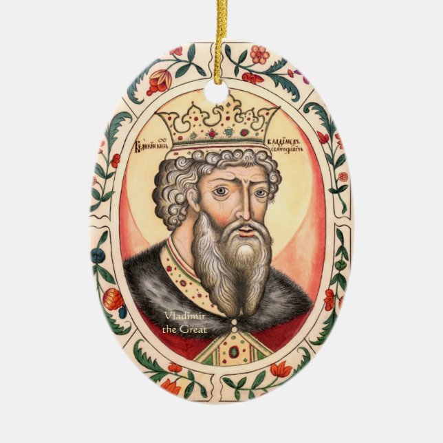 Grand Princes of Kiev Ceramic jul Ornament (Framsidan)