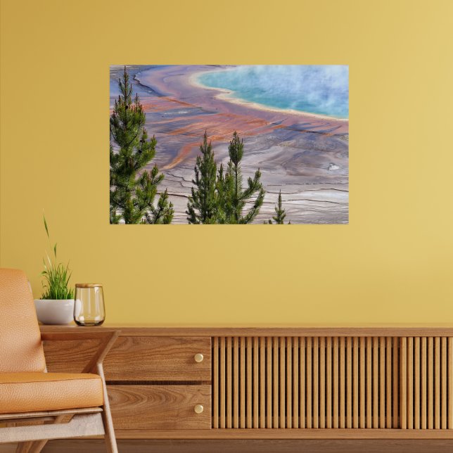 Grand Prismatic Overlook Poster (Vardagsrum 2)