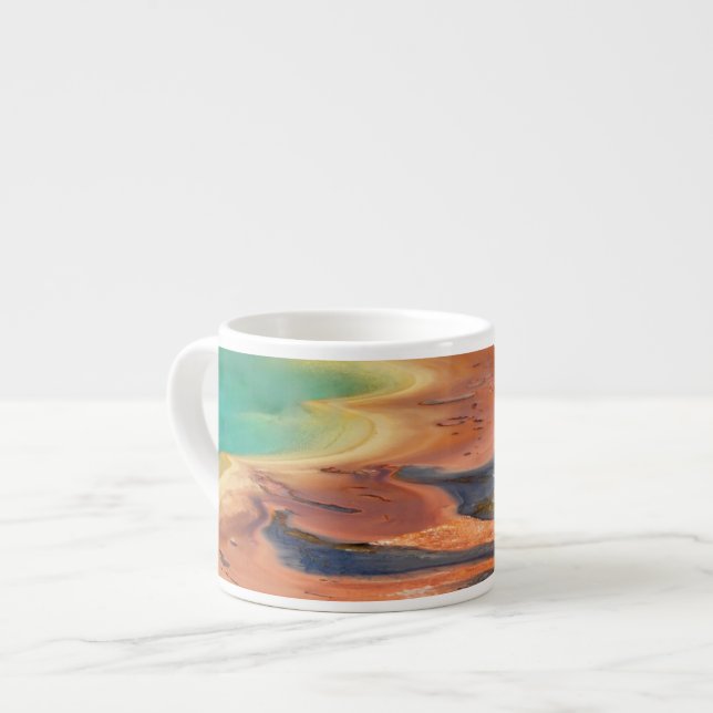 Grand Prismatic Spring-avrinningsområde Espressomugg (Framsida vänster)