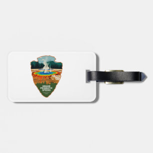 Grand Prismatic Spring Yellowstone Arrowhead Bagagebricka