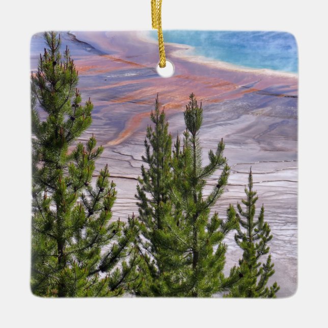 Grand Prismatic-utsikt Julgransprydnad Keramik (Framsida)
