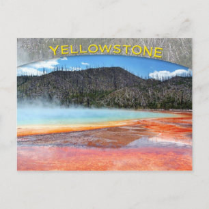 Grand Prismatic Vår, nationalparken Yellowstone Vykort