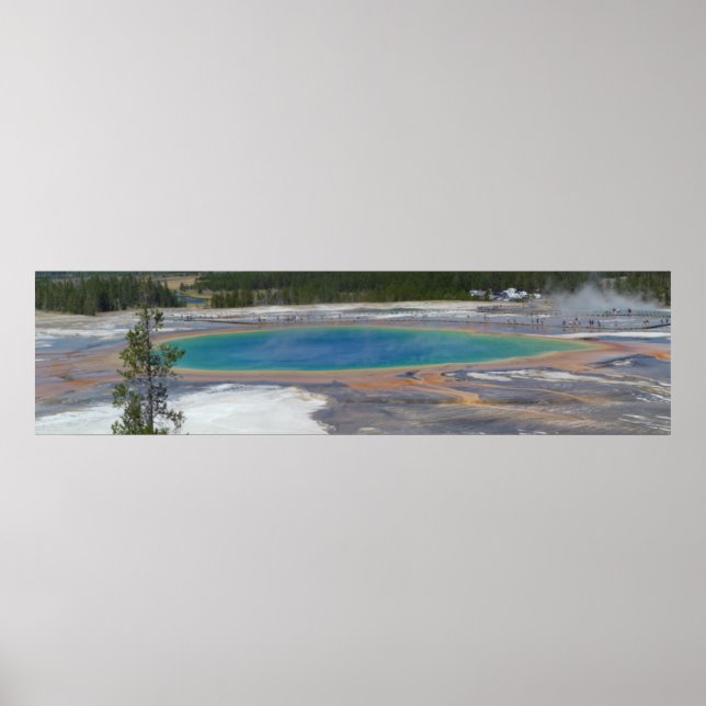 Grand Prismatic Vår Yellowstone nationalpark Poster (Framsidan)